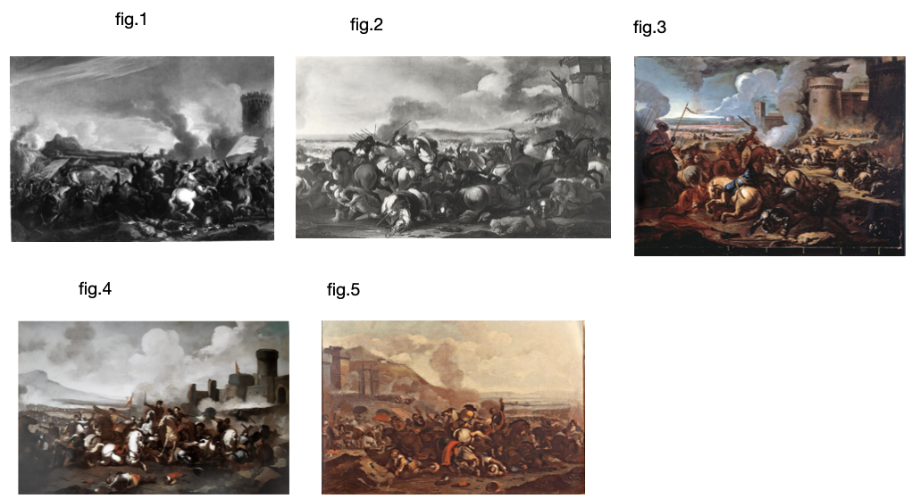 Battaglia tra cavallerie cristiana e turca